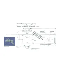 Notice Burg Wächter TS 501 Ferme-porte