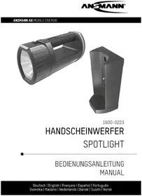 Notice ANSMANN HS20R Lamp