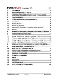 Notice PowerPlus POWE80020 Routeur