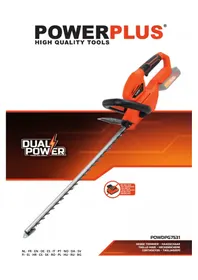 Notice PowerPlus POWDPG7531 Ножици за жив плет