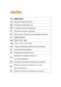 Notice GODOX S60BI Λάμπα
