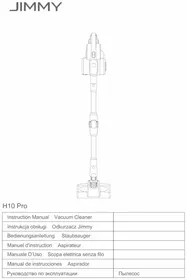 Notice JIMMY H10 PRO Aspirateur