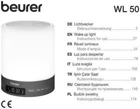 Notice BEURER WL 50 Luminothérapie
