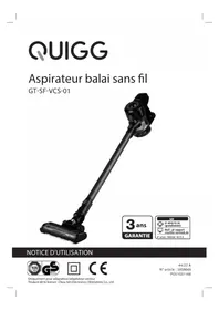 Notice QUIGG GTSFVCS01 Aspirateur