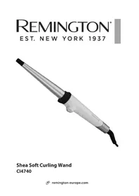 Notice REMINGTON SHEA SOFT CURLING WAND CI4740 Lisseur