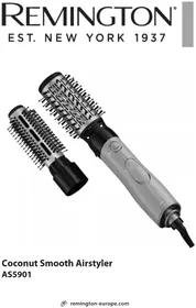 Notice REMINGTON COCONUT SMOOTH AIR AS5901 Lisseur