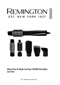 Notice REMINGTON BLOW DRY & STYLE AS7700 Lisseur