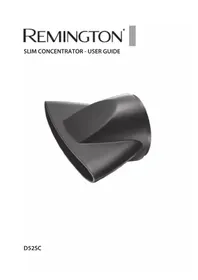 Notice REMINGTON D52SC Lisseur