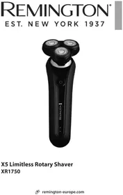 Notice REMINGTON X5 LIMITLESS XR1750 Rasoir