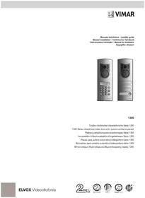 Notice Vimar ELVOX 1321 Türklingeln