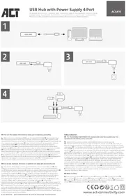 Notice ACT AC6410 USB hub