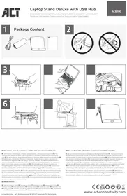 Notice ACT AC8100 Support pour ordinateur portable