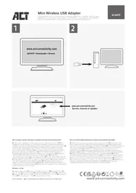 Notice ACT AC4470 Adaptateur Powerline