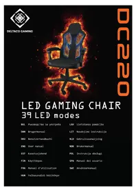 Notice Deltaco Gaming DC330 Chaise de jeux