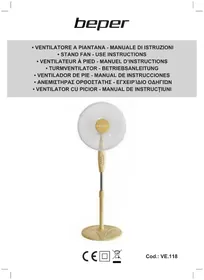Notice Beper VE.118 Ventilateur