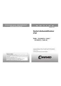 Notice Pingi LVA300 Déshumidificateur d'air