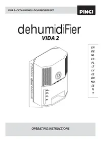 Notice Pingi VIDA 2 Déshumidificateur