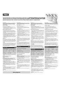 Notice Pingi LV450 Déshumidificateur