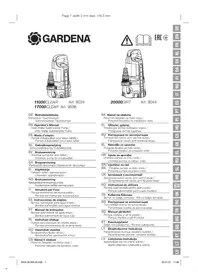 Notice GARDENA 20000 AQUASENSOR Vízszivattyú