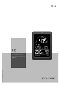 Notice TROTEC BZ26 Détecteur de gaz