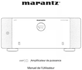 Notice MARANTZ AMP 10 Recepteur