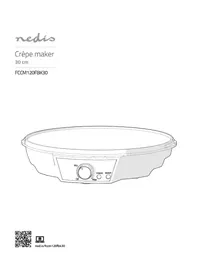 Notice NEDIS FCCM120FBK30 Vaflovač