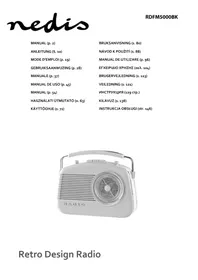 Notice NEDIS RDFM5000BK Радио