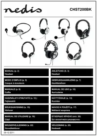 Notice NEDIS CHST200BK Kuulokkeet
