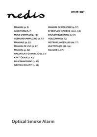 Notice NEDIS DTCTS10WT Детектор дыма