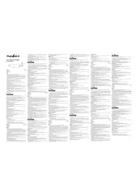 Notice NEDIS FCTE110EBK90 Plaque de cuisson électrique