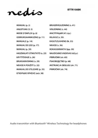 Notice NEDIS BTTR100BK Vastuvõtja