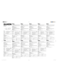 Notice SWEEX SWBTSP200BL Enceinte bluetooth