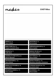 Notice NEDIS CHST100GN Casque audio