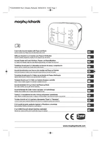 Notice MORPHY RICHARDS ACCENTS 242018 Grille pain