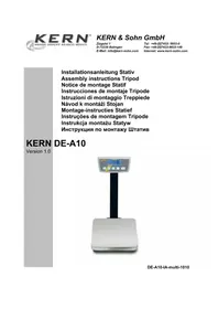Notice Kern DEA10 Waagen