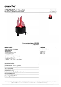 Notice Eurolite FL101 Lampe
