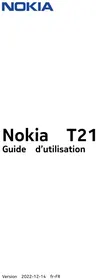 Notice NOKIA T21 Tablette