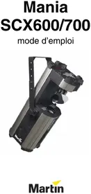Notice MARTIN MANIA SCX700 Projecteur lumineux