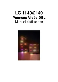 Notice MARTIN LC 1140 Écran vidéo LED