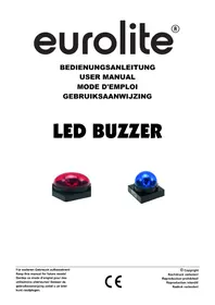 Notice Eurolite LED BUZZER Lampe