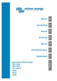 Notice VICTRON ENERGY BLUE SMART IP65 Batterieladegerät