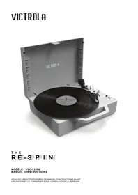 Notice Victrola RESPIN VSC725 Platine_disque