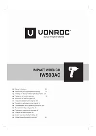 Notice Vonroc IW503AC Visseuse