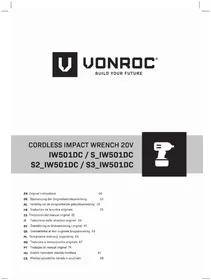 Notice Vonroc S_IW501DC Visseuse