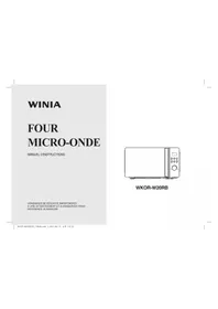 Notice WINIA WKORW20RB Four à micro-ondes