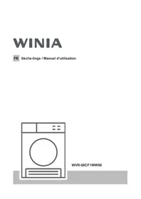 Notice WINIA WVR08CF1WW56 Sèche-linge