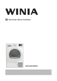 Notice WINIA WVR08HF4WW56 Sèche-linge