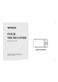 Notice WINIA WKOGW25RSSM Four à micro-ondes