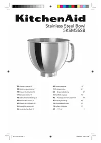 Notice KITCHENAID KSM5SSBRB El blenderı