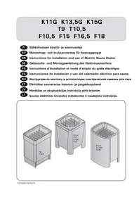 Notice HARVIA CLUB HRKG135400 Chauffage